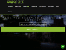 Tablet Screenshot of ghostcitytours.com